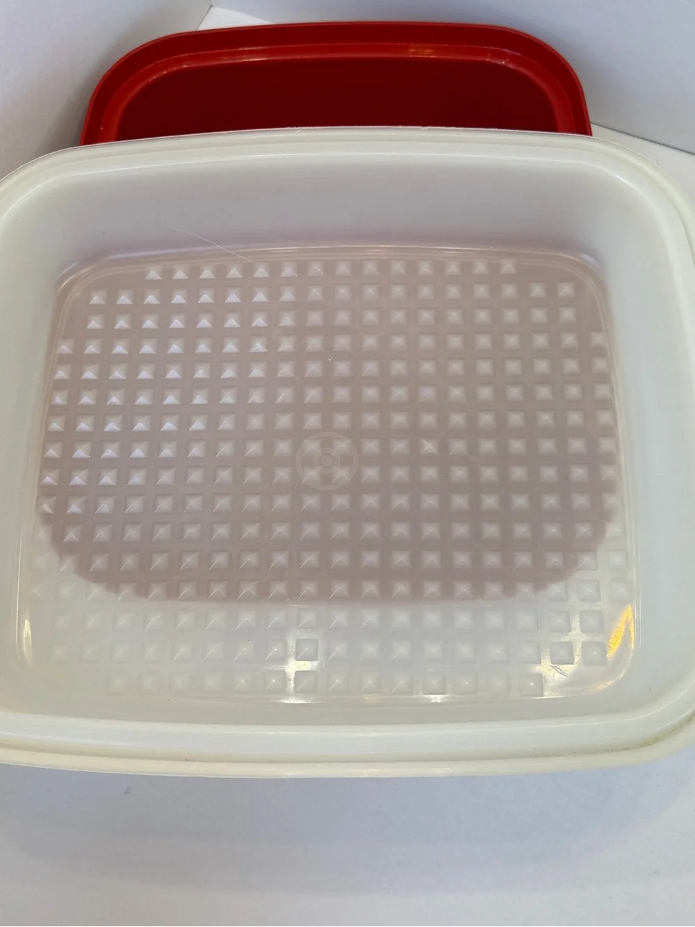 Vintage Tupperware Lg Season Serve Multipurpose Container 1294-1 Paprika w Lid